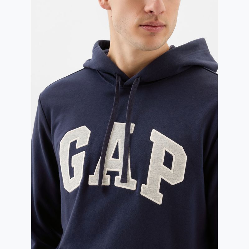 Кофта чоловіча GAP Heritage French Terry Logo blue navy 4