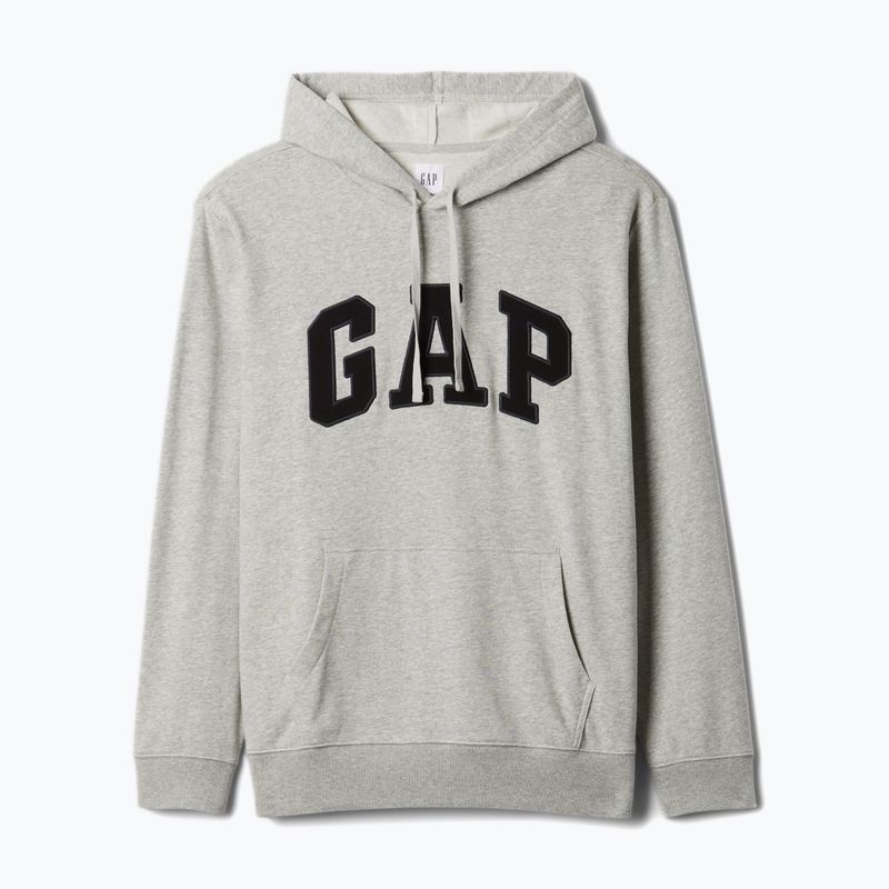 Кофта чоловіча GAP Heritage French Terry Logo light heather grey 5