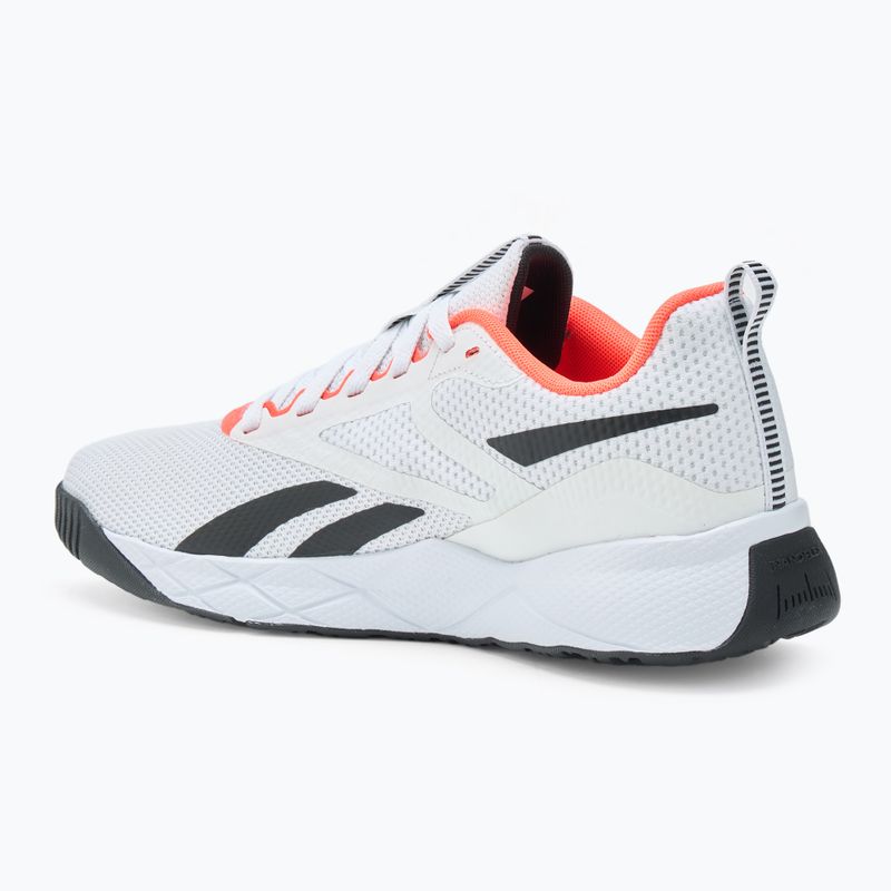 Кросівки для тренувань чоловічі Reebok NFX cloud white/core black/orange flare 3