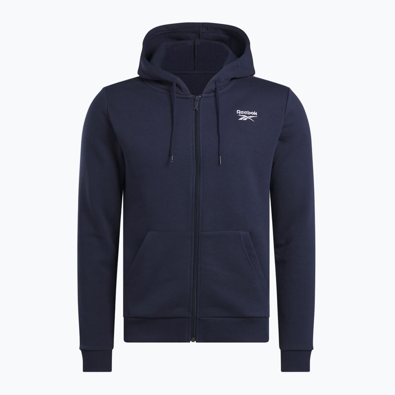 Чоловічий світшот Reebok Identity SL Fleece FZ векторний темно-синій 4