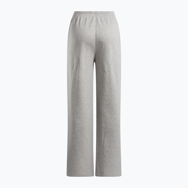 Штани жіночі Reebok Identity Small Logo Fleece WIde Leg medium grey heather 5