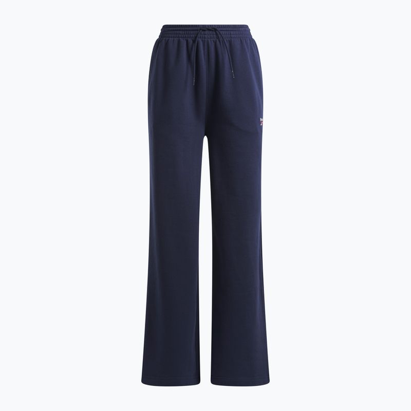 Штани жіночі Reebok Identity Small Logo Fleece WIde Leg vector navy 4