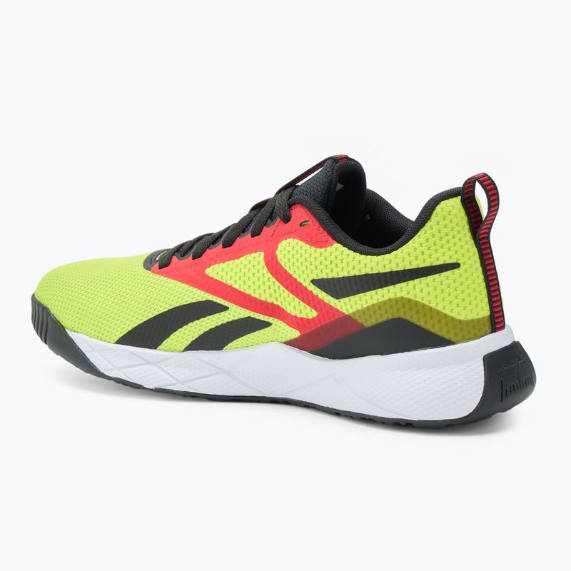 Кросівки для тренувань чоловічі Reebok NFX acid yellow/black/vector red 3