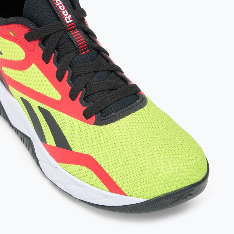 Кросівки для тренувань чоловічі Reebok NFX acid yellow/black/vector red 7