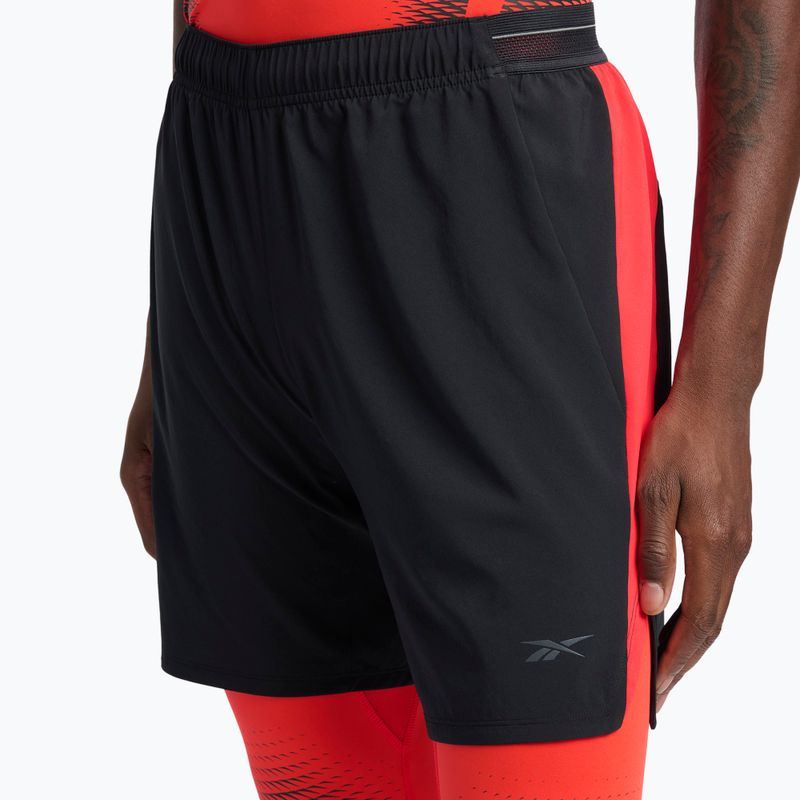 Шорти для тренувань чоловічі Reebok Athlete Speed black/energy red 4