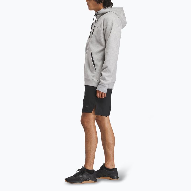 Кофта чоловіча Reebok Athlete Full Zip medium grey heather 2