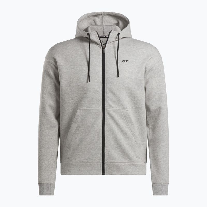 Кофта чоловіча Reebok Athlete Full Zip medium grey heather 4