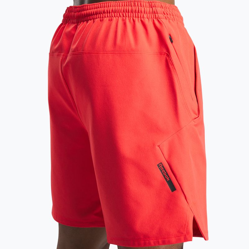 Шорти для тренувань чоловічі Reebok Athlete Strenght energy red 4