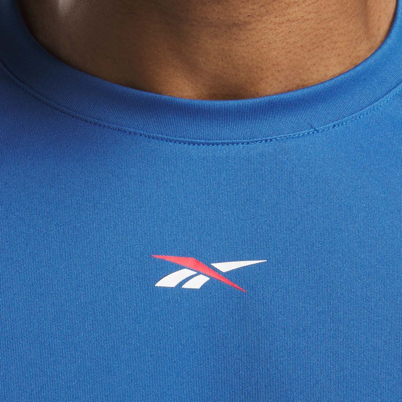 Лонгслів для тренувань чоловічий Reebok Id Train Energy Tech Tee twilight blue 4