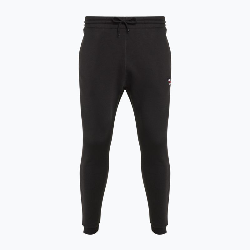 Флісові штани Reebok Identity Small Logo Jogger чорний/білий/векторний червоний