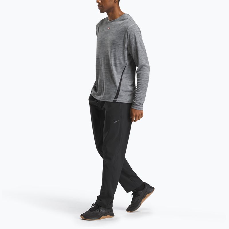 Лонгслів для тренувань чоловічий Reebok Id Train Energy Tech Tee grey 1 2