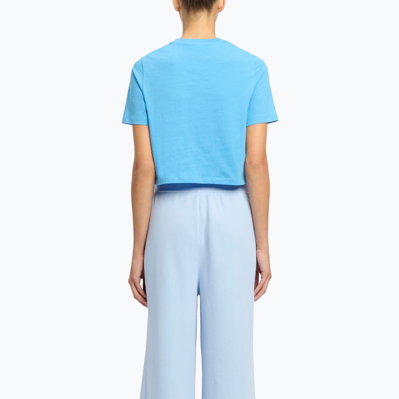 Футболка жіноча Reebok Identity Big Logo Crop Tee recovery blue 3