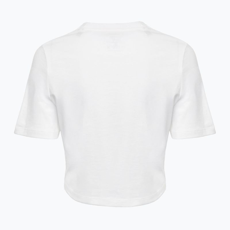 Футболка жіноча Reebok Identity Big Logo Crop Tee white/coral/blue 2
