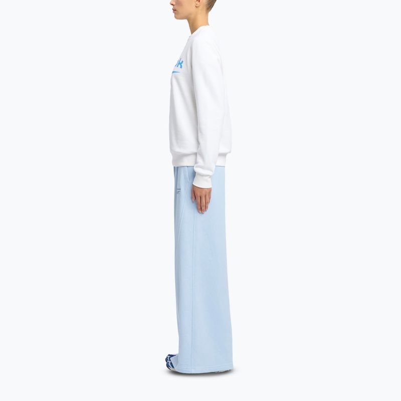 Кофта жіноча Reebok Identity Big Logo Fleece Crew white/coral/blue 2