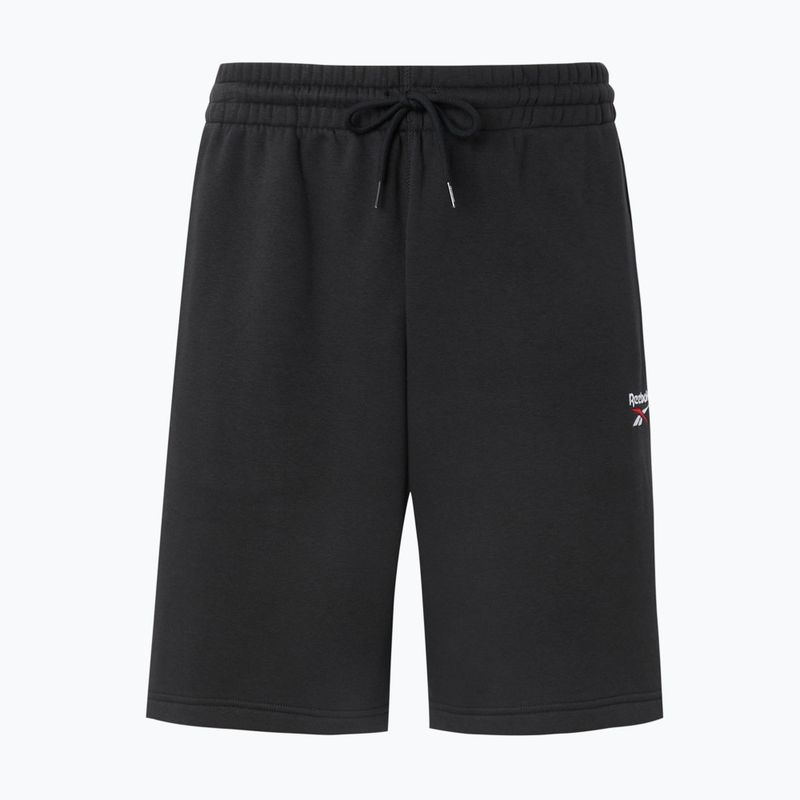 Шорти для тренувань чоловічі Reebok Identity Small Logo Fleece black/white/vector red 5