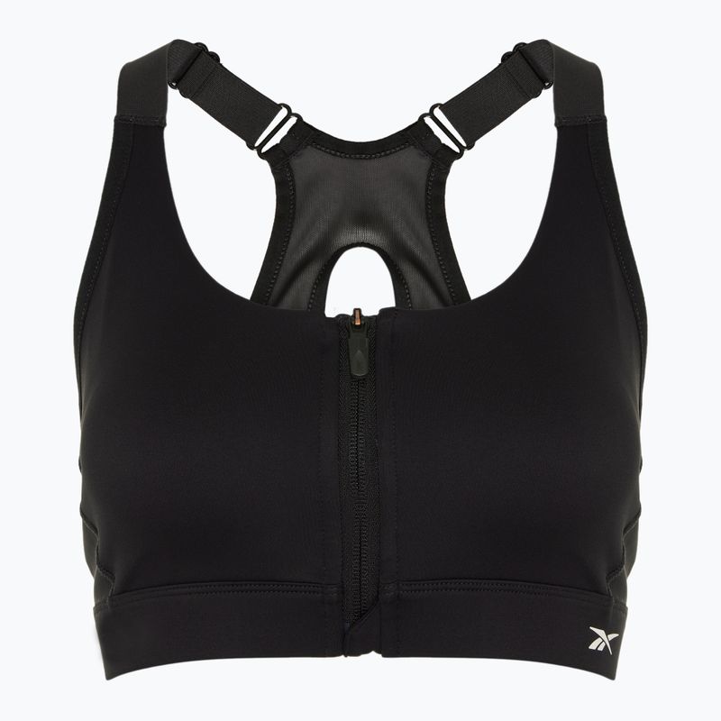 Бюстгальтер для тренувань Reebok Lux Front-Zip High Impact black