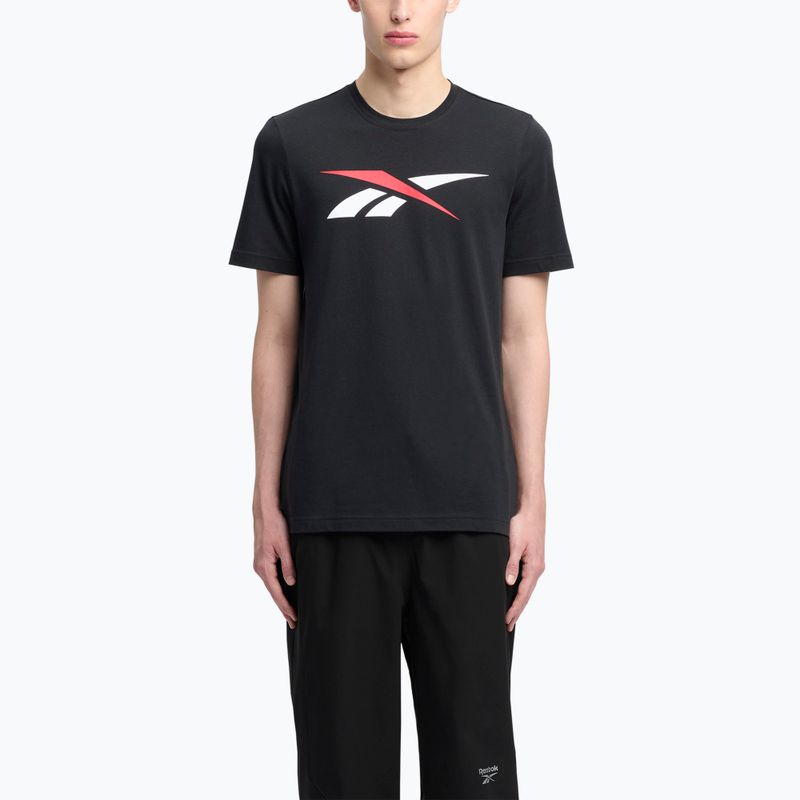 Футболка чоловіча Reebok Gs Vector Tee black/white/vector red