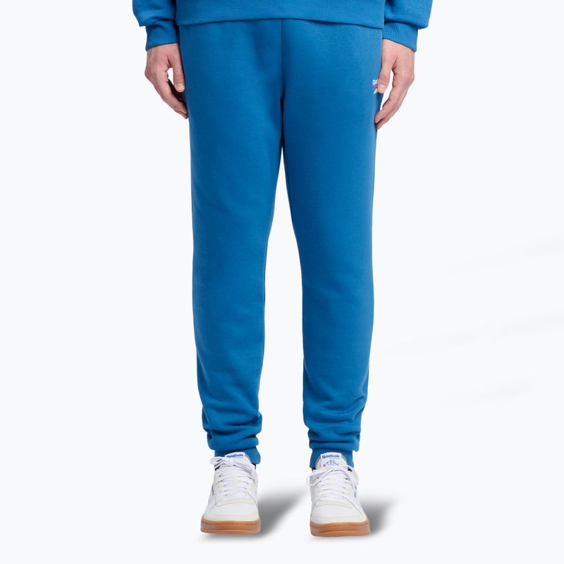 Флісові штани Reebok Identity Small Logo Jogger темно-сині