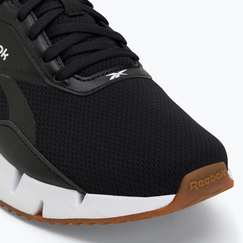 Жіночі кросівки Reebok Zig Dynamica STR чорний/білий/сріблястий металік 7