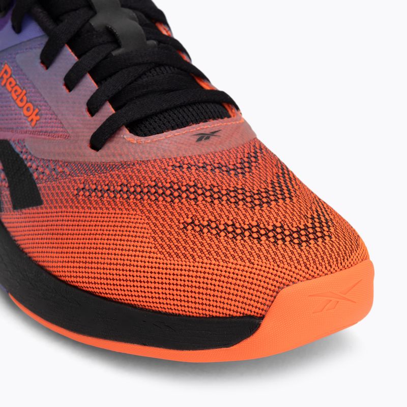 Кросівки для тренувань Reebok Nano X5 ftw white/flash orange/royal purple 7