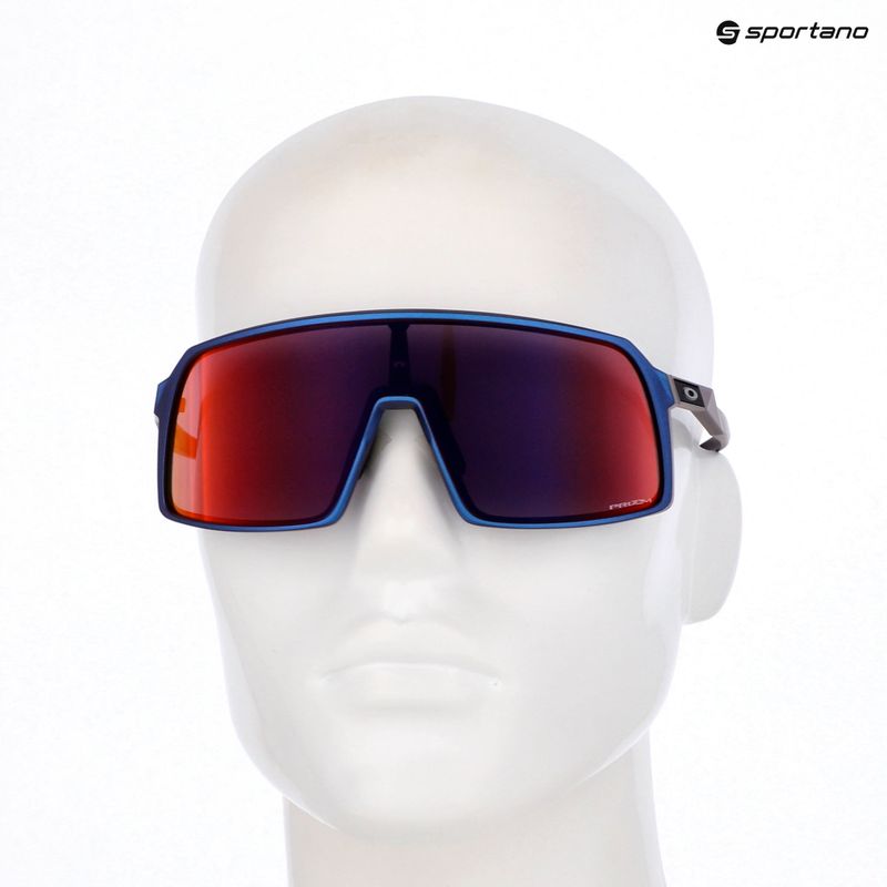 Дорожні сонцезахисні окуляри Oakley Sutro матовий блакитний / синій colorshift / prizm 9