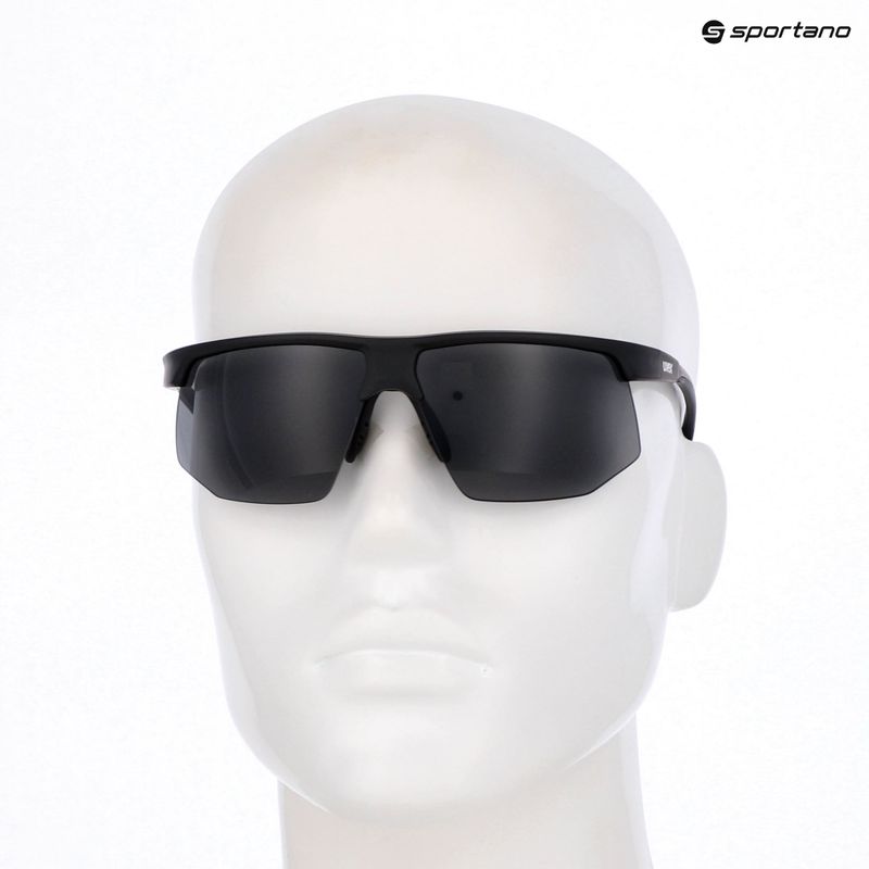 Окуляри сонцезахисні UVEX Aerios black matt/smoke 7