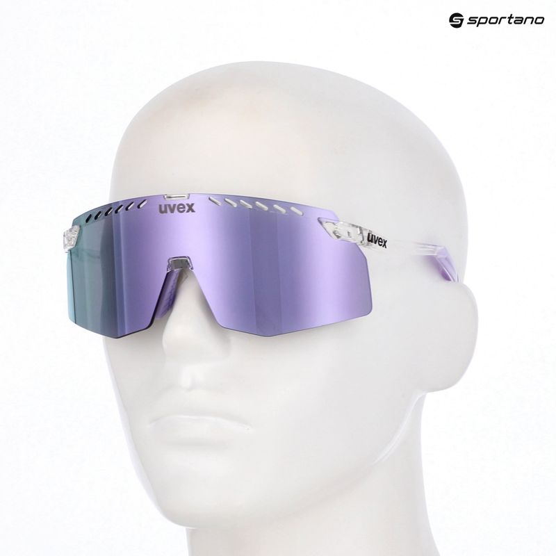 Окуляри сонцезахисні UVEX Pace Stage clear/mirror pink 7