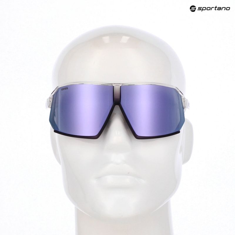 Окуляри сонцезахисні UVEX Sportstyle 237 clear/metallic purple/mirror lavender 7