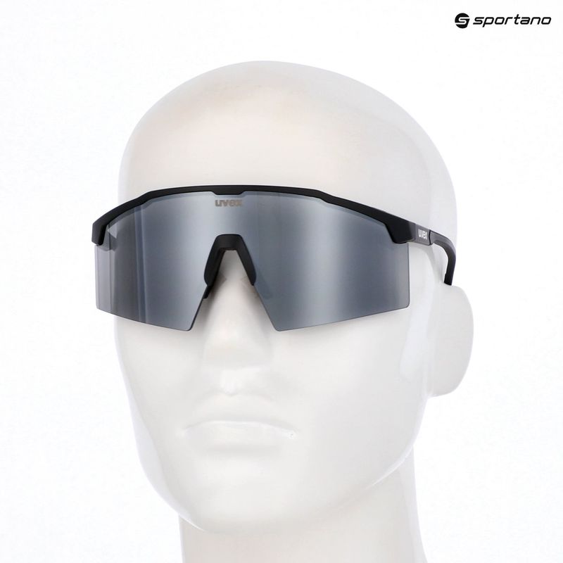 Окуляри сонцезахисні UVEX Flowline black matt/mirror silver 7