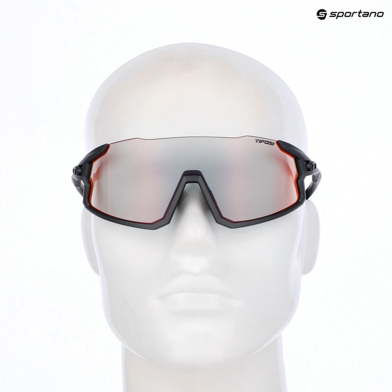 Окуляри сонцезахисні Tifosi Stash Clarion Fototec matte gunmetal/clarion red fotochrom 5