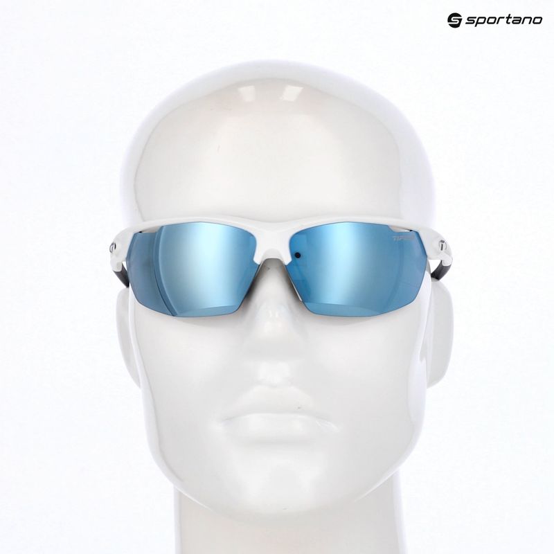Окуляри сонцезахисні Tifosi Navar matte white/smoke bright blue mirror 9