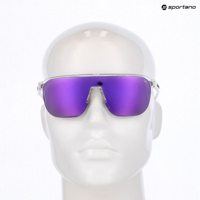 Окуляри сонцезахисні Tifosi Sanctum SL crystal clear/smoke purple mirror ar 4