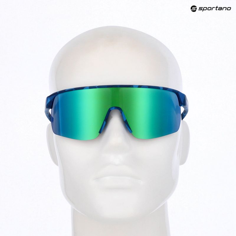 Окуляри сонцезахисні Red Bull SPECT Dakota matt blue/smoke with green-purple mirror 7