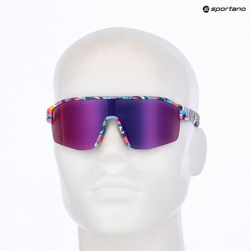 Окуляри сонцезахисні Red Bull SPECT Dundee matt blue-pink pattern/smoke pink-yellow mirror 7