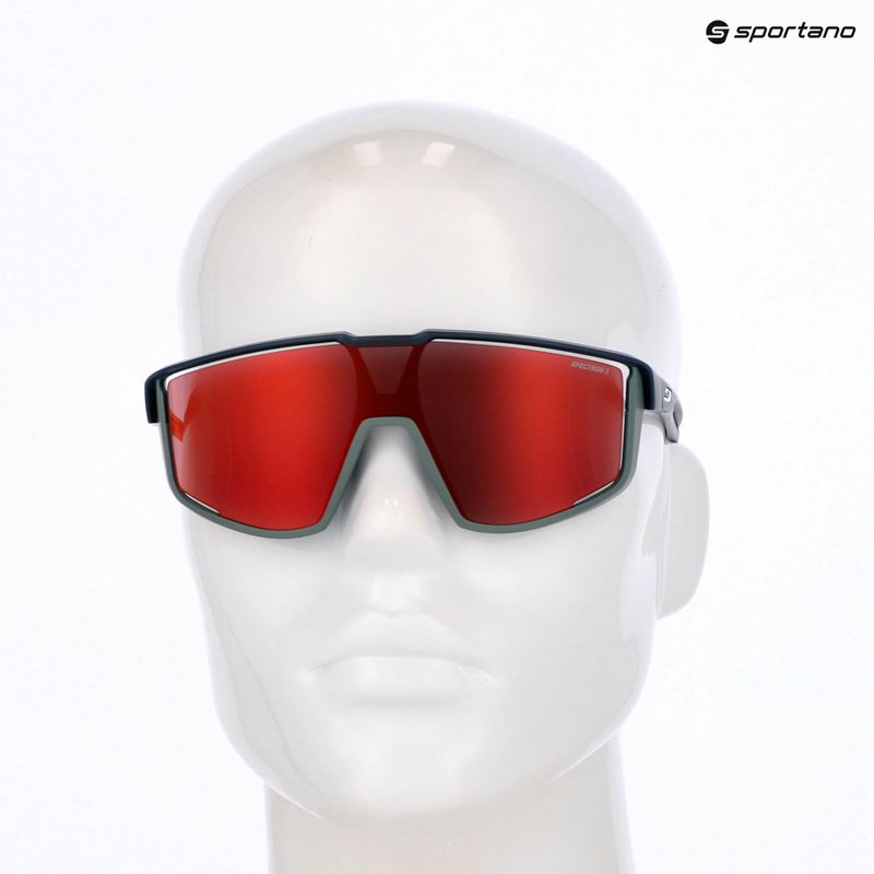 Сонцезахисні окуляри Julbo Fury Spectron 3 темно-сині / зелено-сірі / багатошарові червоні 5
