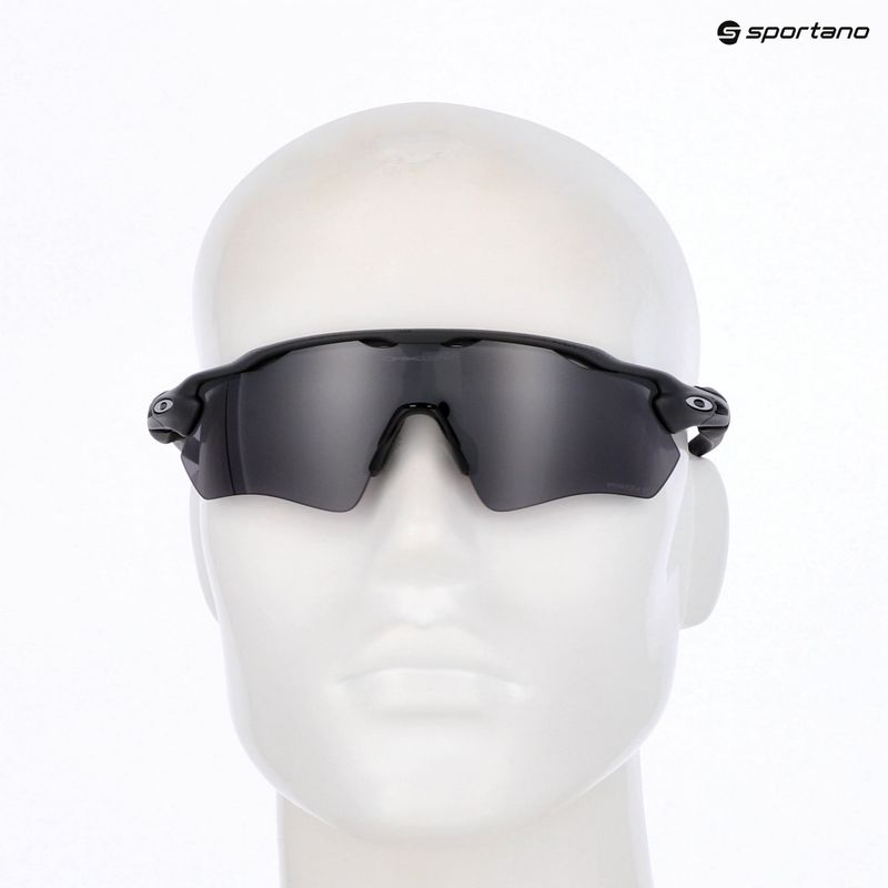 Поляризовані сонцезахисні окуляри Oakley Radar EV Path з високою роздільною здатністю з карбону/призми чорного кольору 9