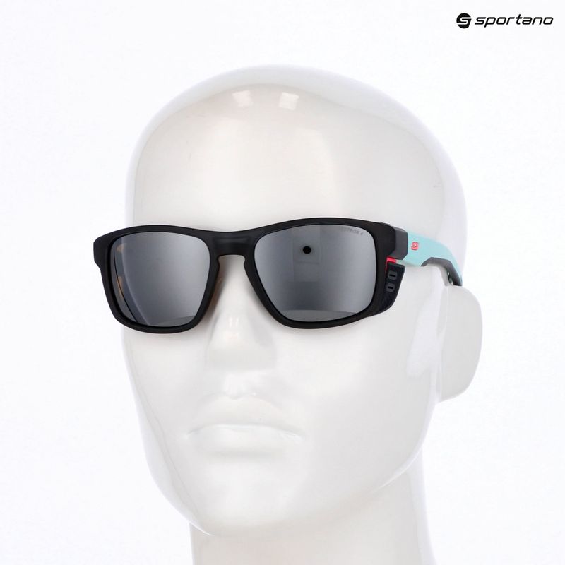 Окуляри сонцезахисні Julbo Shield M Spectron translucent black/light blue/pink 9