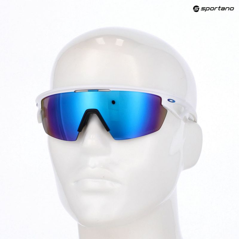 Поляризовані сонцезахисні окуляри Oakley Sphaera матовий білий/призмовий сапфір 9