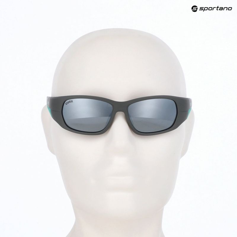Окуляри сонцезахисні дитячі UVEX Sportstyle 514 grey matt/mirror silver 10