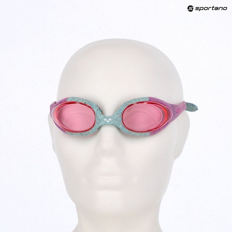 Окуляри для плавання дитячі arena Spider r pink/grey/pink 10