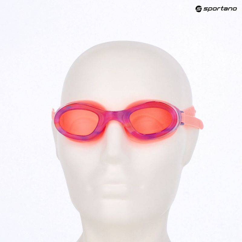 Окуляри для плавання дитячі Speedo Futura Hydrospex Printed Jr pink lemonade chilly dye/vermillion 3