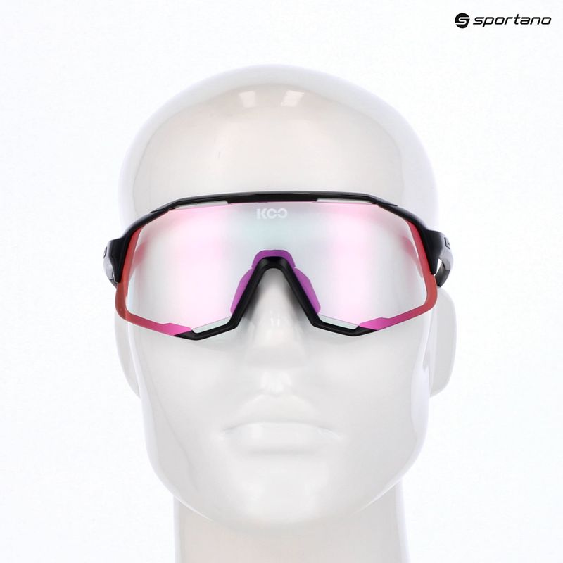 Окуляри сонцезахисні Koo Demos black/photochromic fuchsia 6