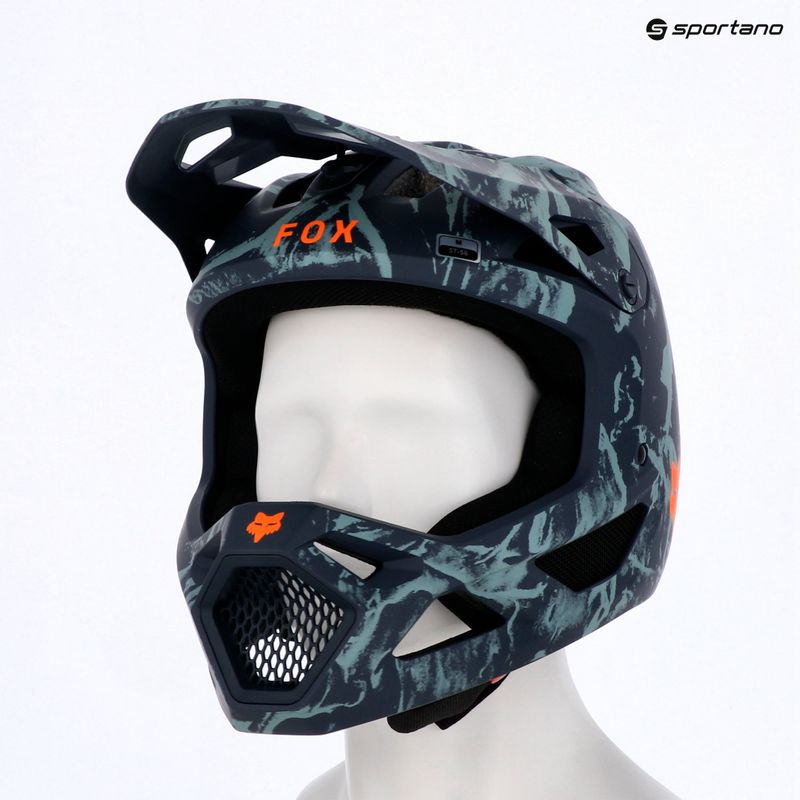 Шолом велосипедний Fox Racing Rampage Img Print arctic blue 7