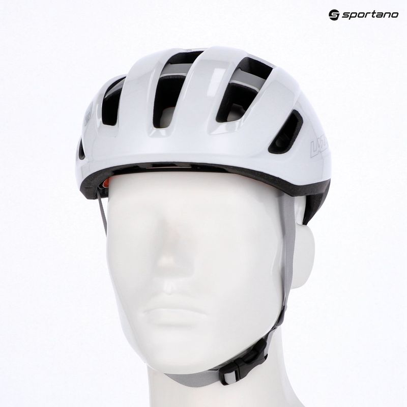 Шолом велосипедний Lazer Sphere KinetiCore white/silver 8