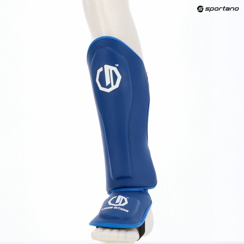 Захист для гомілок та стоп Octagon Legion Kevlar blue 12
