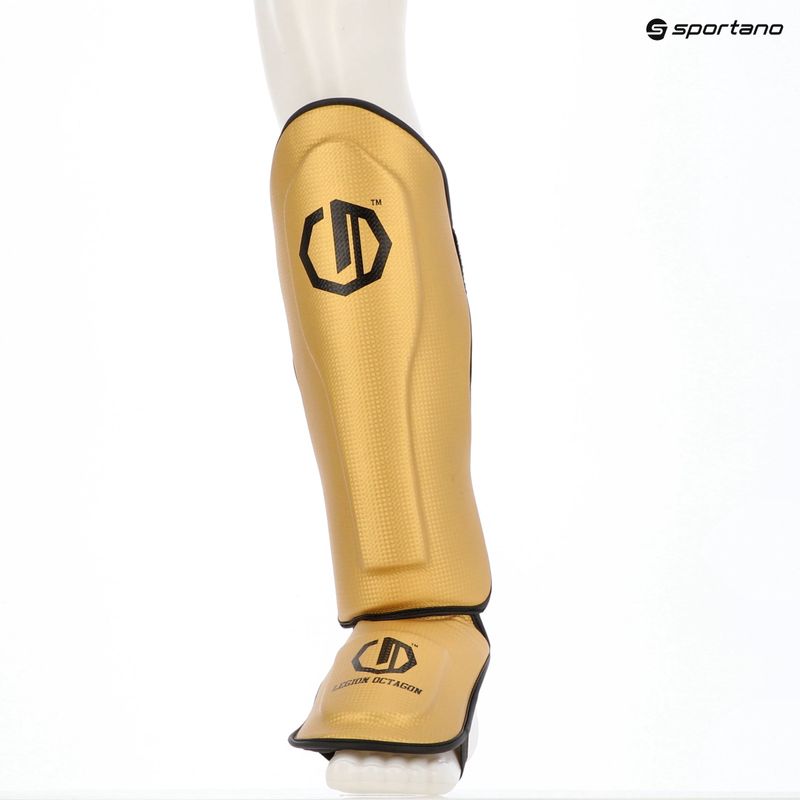 Захист для гомілок та стоп Octagon Legion Kevlar gold 5