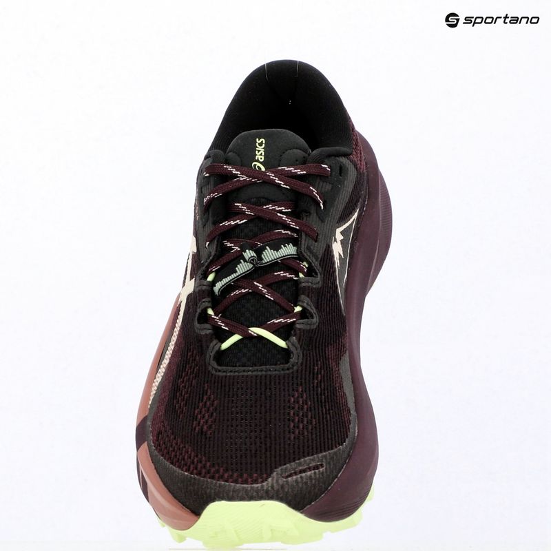 Кросівки для бігу жіночі ASICS Trabuco 14 black/dark aubergine 16