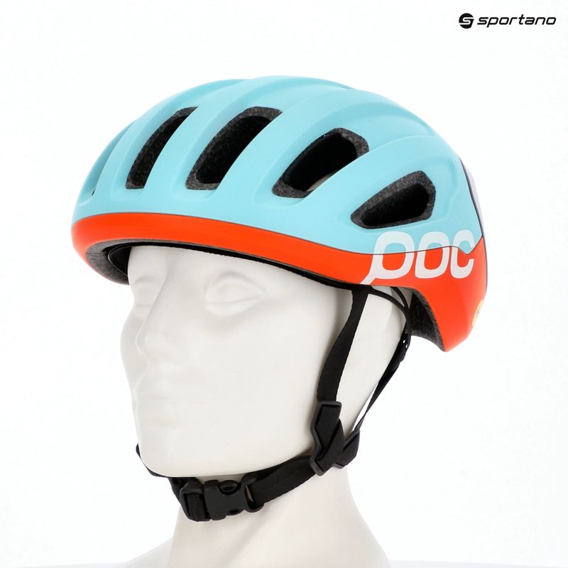 Шолом велосипедний POC Amidal indicolite blue matt/carnelian orange matt 13