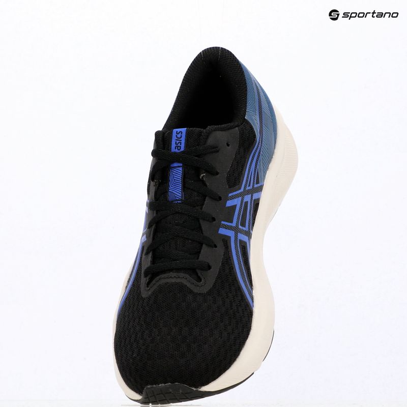 Кросівки для бігу чоловічі ASICS Patriot 14 black/neon blue 16