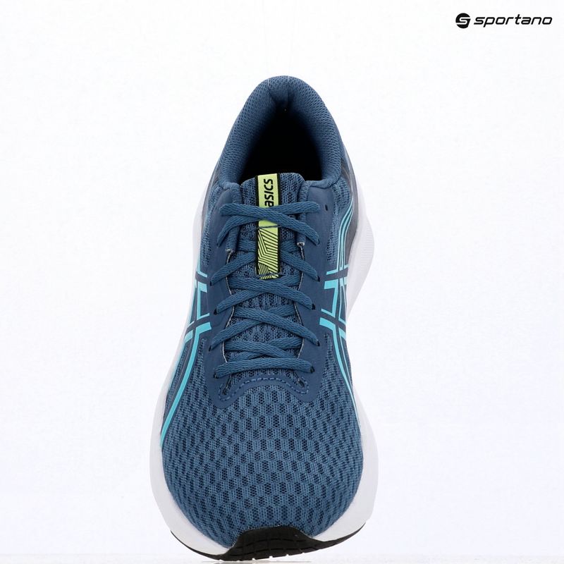 Кросівки для бігу чоловічі ASICS Patriot 14 grand shark/energy aqua 16